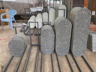 แผ่นทางเดินแคปซูล แต่งสวนสวย