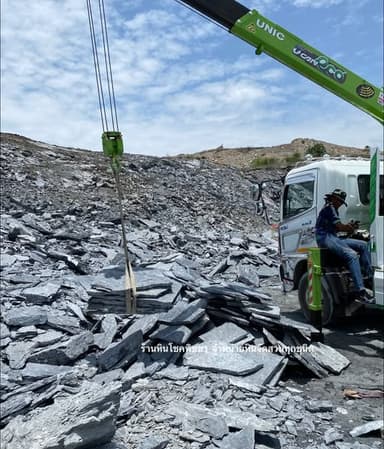 หินกาบสีเทาดำ